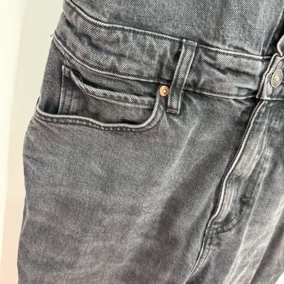 Free People/ We The Free Women's Black Shelby Button-Up Denim Overalls Size 30 - Picture 9 of 14